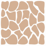 Giraffe Print Pattern in Beige. Photo Cut Outs