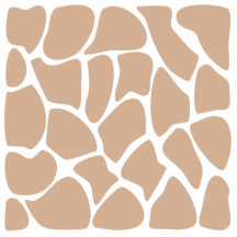 Giraffe Print Pattern in Beige. Photo Cut Outs