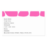 Giraffe Print Pattern in Bright Pink. Business Cards