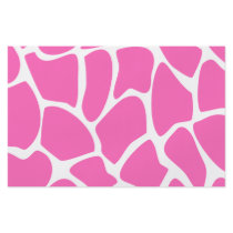 Giraffe Print Pattern in Bright Pink. Full Color Flyer