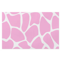 Giraffe Print Pattern in Candy Pink. Full Color Flyer
