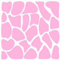 Giraffe Print Pattern in Candy Pink. Photo Cutout