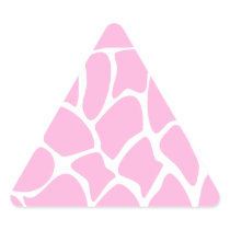 Giraffe Print Pattern in Candy Pink. Sticker