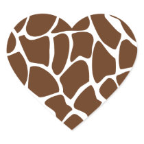 Giraffe Print Pattern in Dark Brown.