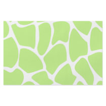 Giraffe Print Pattern in Light Lime Green. Full Color Flyer
