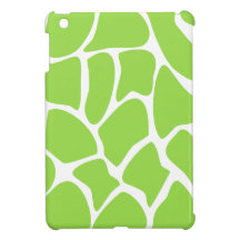 Giraffe Print Pattern in Lime Green.