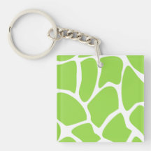 Giraffe Print Pattern in Lime Green.