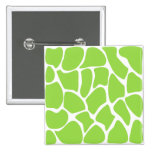 Giraffe Print Pattern in Lime Green. Pin
