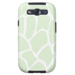 Giraffe Print Pattern in Mint Green.