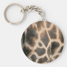 Giraffe Print Pattern Keychain