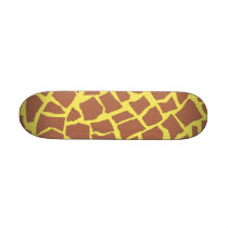 Giraffe Print Skateboard Mini