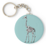 Giraffe Skeleton keychains