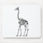 Giraffe Skeleton mousepads