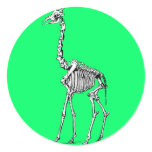 Giraffe Skeleton stickers