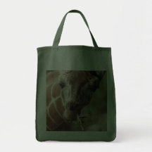 Giraffe Snack Grocery Tote Bag