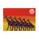 Giraffe Sunset T-shirt