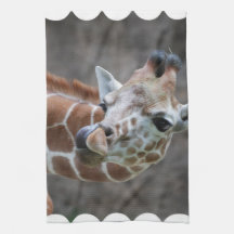 Giraffe Tongue Kitchen Towel