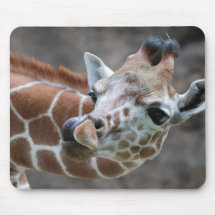 Giraffe Tongue Mouse Pads