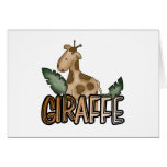 Giraffe Tshirts and Gifts Card