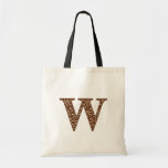 Giraffe W Tote Bag
