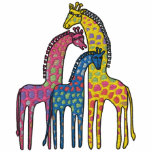 Giraffe Whimsey embroidered shirts