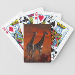Giraffe wild life series bicycle card deck