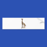 Giraffe Wild Mash Up bumper stickers