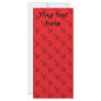 Giraffes on red pattern