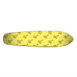 Giraffes on yellow