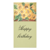 GIRASSOIS I PHOTO GREETING CARD