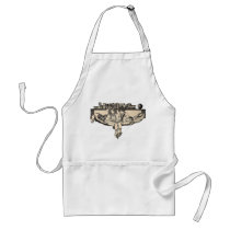 Girl and Boy Reading Aprons
