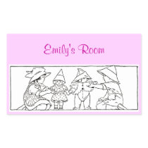 Girl and Boy with Toys Custom Vintage Art