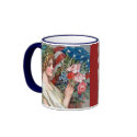 Girl and Flag 002 mugs