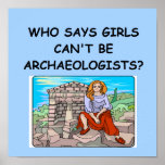 GIRL archaeologist posters