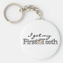 Girl Baby First Tooth Key Chains