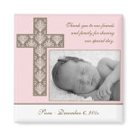 Girl Baptism/Christening Favour - Photo Magnet