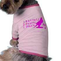 GIRL BARREL RACING PET TSHIRT