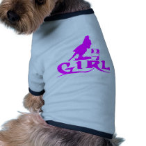 GIRL BARREL RACING DOG T-SHIRT
