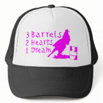 GIRL BARREL RACING MESH HAT