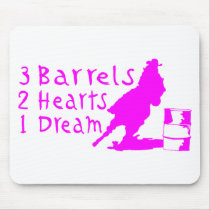 GIRL BARREL RACING MOUSEPADS