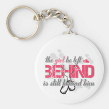 Girl behind key chains