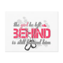 Girl behind