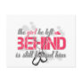 Girl behind