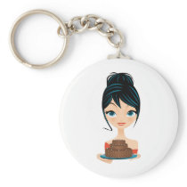 girl birthday keychains