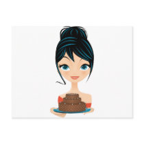 girl birthday postcards