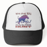 GIRL BOAR HUNTING TRUCKER HAT