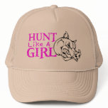 GIRL BOAR HUNTING MESH HATS