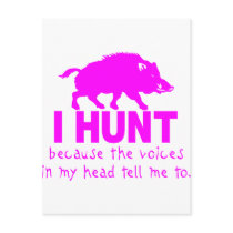 GIRL BOAR HUNTING POSTCARDS