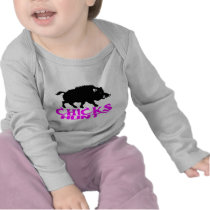 GIRL BOAR HUNTING TSHIRT