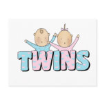 Girl & Boy TWINS Postcard